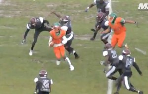 VIDEO: Florida High School QB Jukes Out An Entire Defense