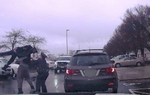 VIDEO:  College Football Player Bodyslams A Police Officer