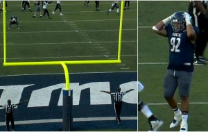Rice misses potential winning FG with quadruple doink you have to see to believe