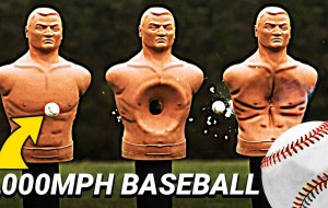 VIDEO:  Trying to Catch a 1,000 MPH Baseball
