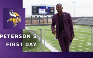 Patrick Peterson's First Day as a Minnesota Viking