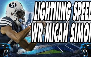 Carolina Panthers Sign WR Micah Simon After 4.34 40 at BYU Pro Day