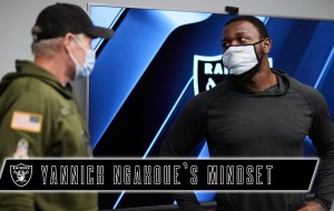 Yannick Ngakoue Brings 'I Don't Quit' Mentality To Raiders' Defense