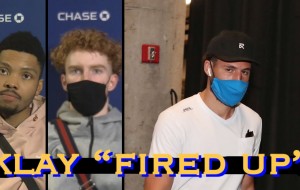 Klay was fired up (not in front of the whole team) after Golden State Warriors loss to Toronto
