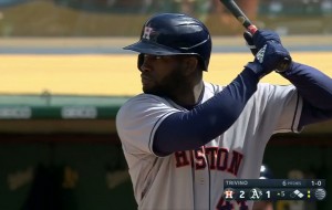 Yordan Alvarez Crushes A 3 Run Homerun Vs. Oakland A's