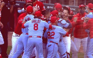Benches Clear | St. Cardinals Cardinals vs Cincinnati Reds