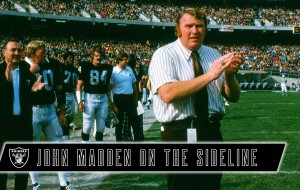 John Madden Was the Ultimate Character While Coaching On the Raiders' Sideline