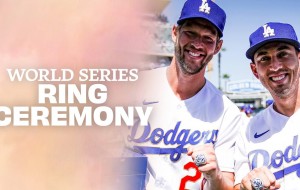 2020 World Series Ring Ceremony