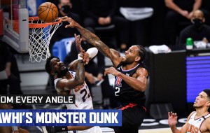 From Every Angle: Kawhi Leonard's Monster Dunk vs. Phoenix Suns 