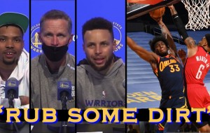 Bazemore: rub some dirt on Wiseman injury; Jordan Poole: he tough; Stephen Curry/Kerr/Looney