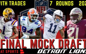 NFL Mock Draft: Detroit Lions 7-Round Mock Draft For 2021 NFL Draft With 1st Round Trade Ft Patriots