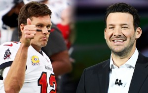 Tom Brady tells Tony Romo: “No Qb is winning back to back SB’s while I’m still playing.”